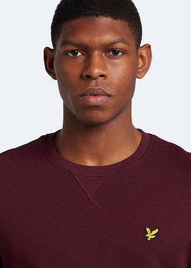 Lyle & Scott Truien Crew neck sweatshirt - burgundy
