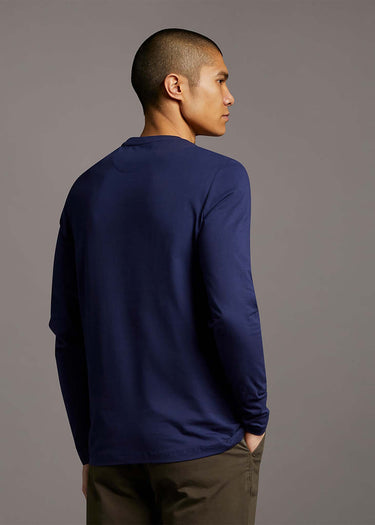 Lyle & Scott Longsleeve Tees Plain ls t-shirt - navy