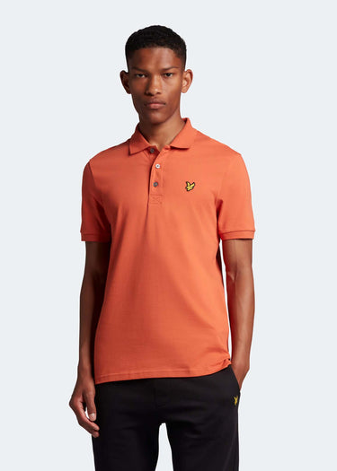 Lyle & Scott Polo's Plain polo shirt - victory orange
