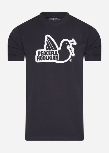 Peaceful Hooligan T-shirts Outline t-shirt - navy