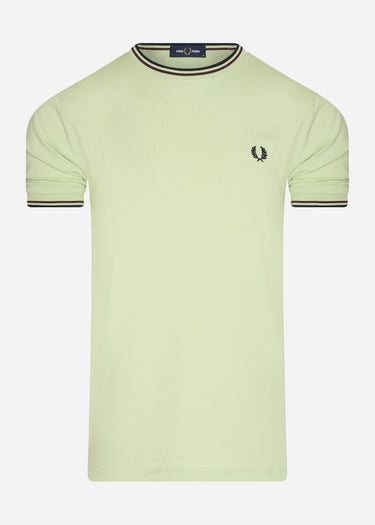 Fred Perry T-shirts Twin tipped t-shirt - willow