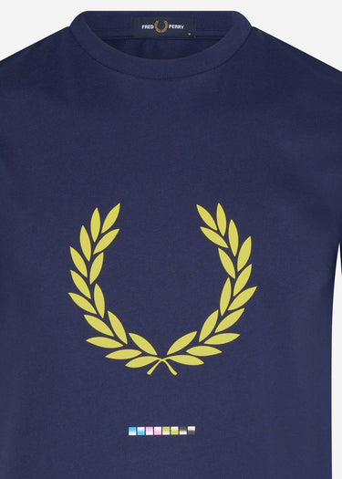 Fred Perry T-shirts Print registration t-shirt - french navy