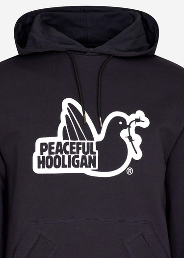 Peaceful Hooligan Hoodies Outline hoodie - navy