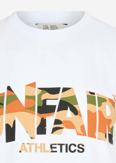 Unfair Athletics T-shirts Classic label t-shirt - white safari dark camo