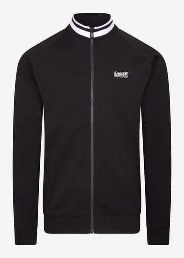 Barbour International Vesten Radius raglan zip thru - black