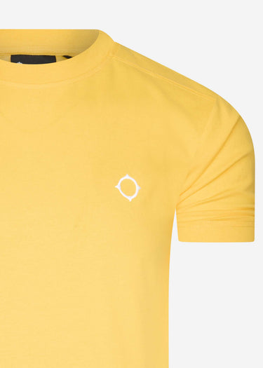 MA.Strum T-shirts SS icon tee - citrus yellow