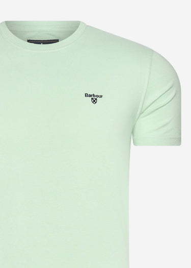 Barbour T-shirts Sports tee - dusty mint