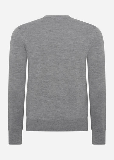 Fred Perry Truien Classic crew neck jumper - grey marl