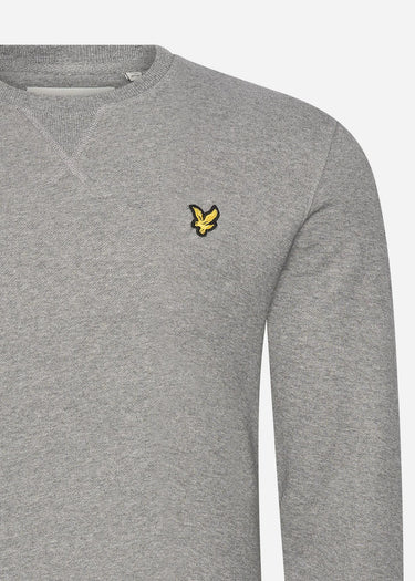 Lyle & Scott Truien Crew neck sweatshirt - mid grey marl