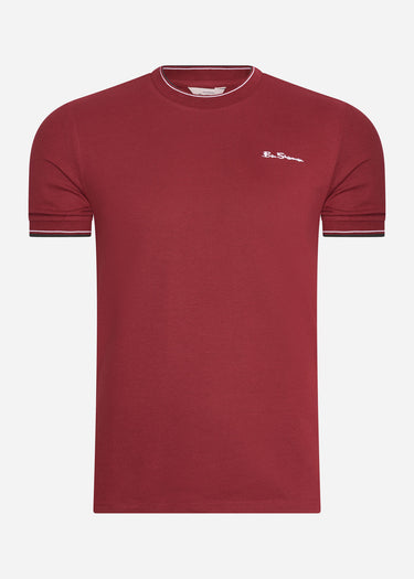 Ben Sherman T-shirts Pique tee - red