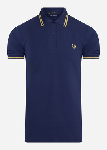 Fred Perry Polo's Twin tipped fred perry shirt - french navy