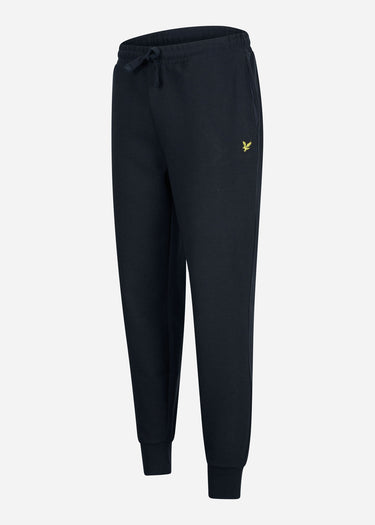 Lyle & Scott Joggingbroeken Crest textured sweat pant - dark navy
