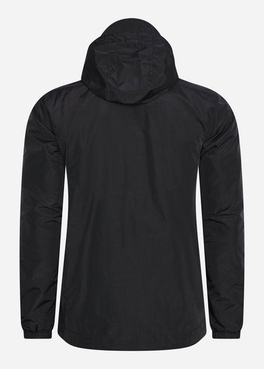 Lyle & Scott Jassen Zip through hooded jacket - jet black