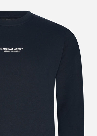 Marshall Artist Truien Siren crew sweat - navy