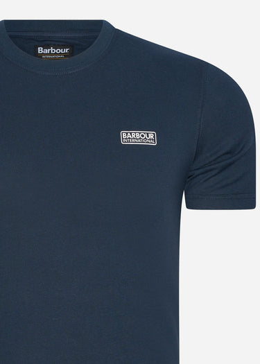 Barbour International T-shirts Small logo tee - international navy