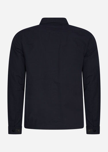 Marshall Artist Overshirts Cotton ripstop overshirt - navy