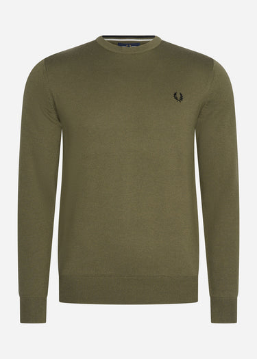 Fred Perry Truien Classic crew neck jumper - uniform green