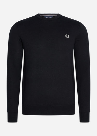 Fred Perry Truien Classic crew neck jumper - black