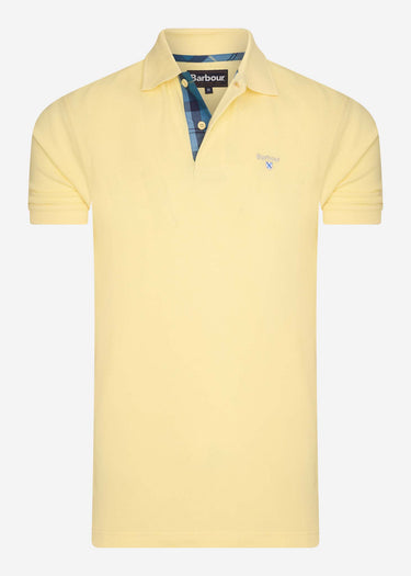Barbour Polo's Tartan pique polo - corn