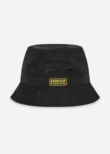 Barbour International Bucket Hats Impeller sports hat - black