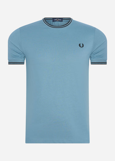 Fred Perry T-shirts Twin tipped t-shirt - ash blue