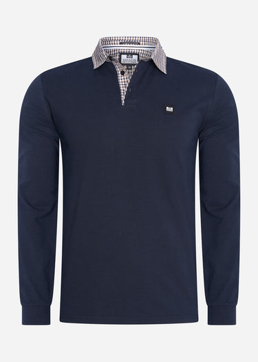 Weekend Offender Longsleeve Polo's Tavarez - navy