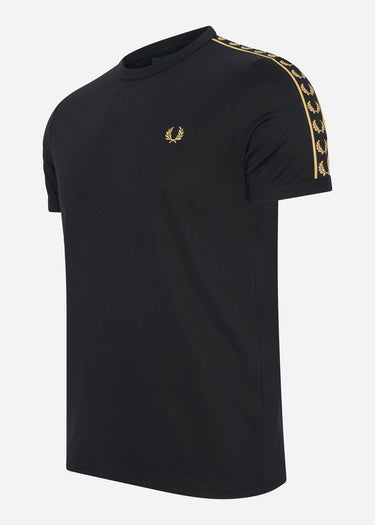 Fred Perry T-shirts Gold taped ringer t-shirt - black