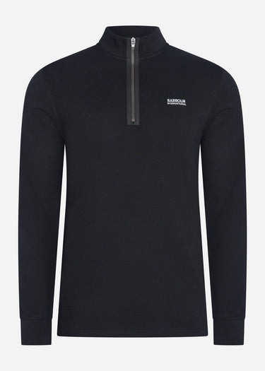 Barbour International Truien Beaker half zip - black