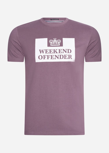 Weekend Offender T-shirts Prison tee - dark grape