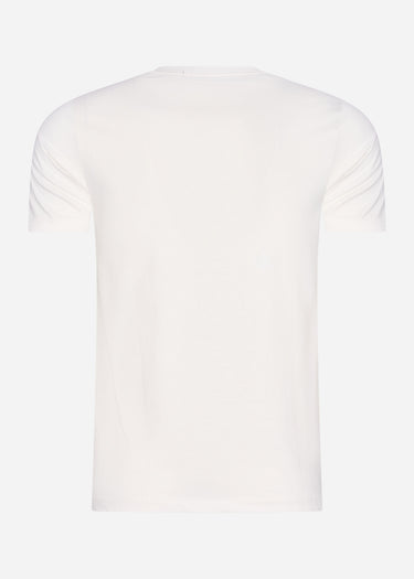 Fred Perry T-shirts Tramline panel t-shirt - snow white
