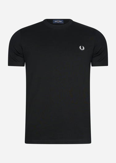 Fred Perry T-shirts Back graphic t-shirt - black