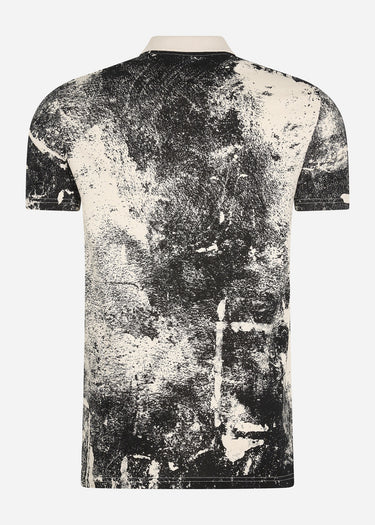 Lyle & Scott Polo's Erosion print polo shirt - cove