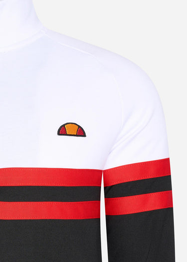 Ellesse Vesten Rimini track top - black red white