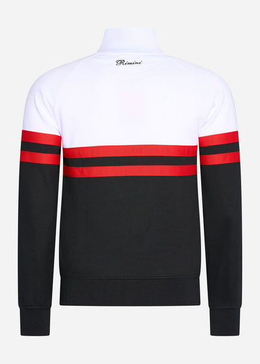Ellesse Vesten Rimini track top - black red white