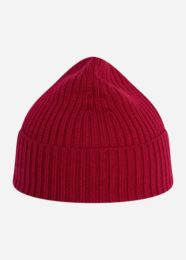 Lacoste Mutsen Wool cap - bordeaux