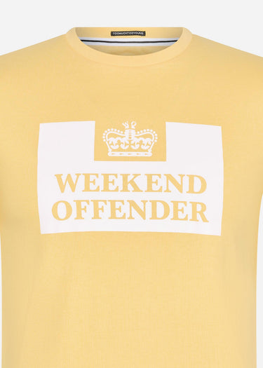 Weekend Offender T-shirts Prison tee - buttermilk