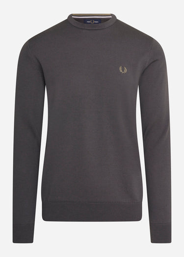 Fred Perry Truien Classic crew neck jumper - gunmetal