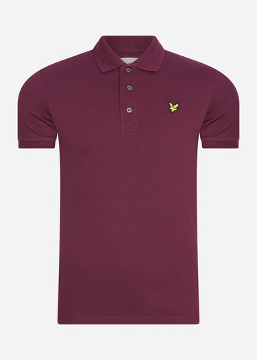 Lyle & Scott Polo's Plain polo shirt - burgundy