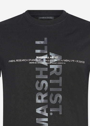Marshall Artist T-shirts Vapour camo research t-shirt - black