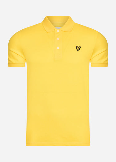 Lyle & Scott Polo's Plain polo shirt - sunshine yellow