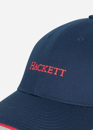 Hackett London Petten Essential baseball cap - navy red