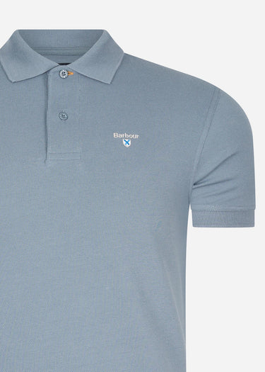 Barbour Polo's Sports polo - washed blue (Copy)