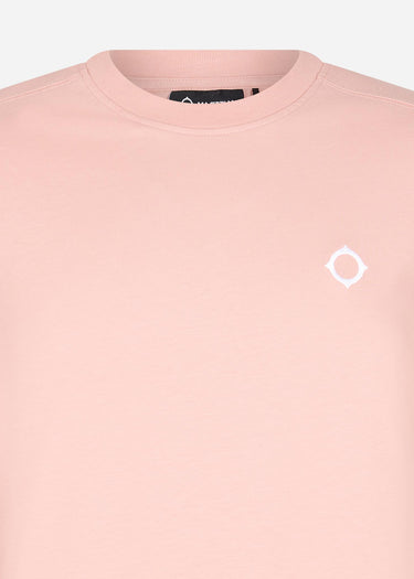 MA.Strum T-shirts SS icon tee - mud pink