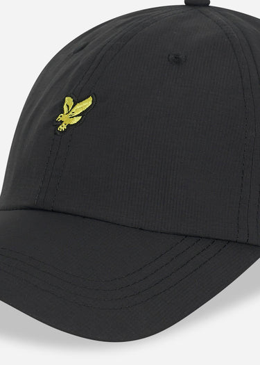 Lyle & Scott Petten Ripstop baseball cap - jet-black