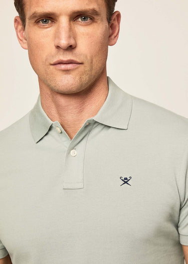 Hackett London Polo's Cotton pique polo shirt - duck egg