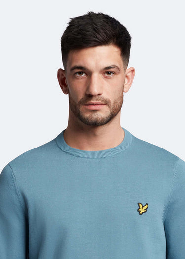 Lyle & Scott Truien Cotton crew neck jumper - skipton blue