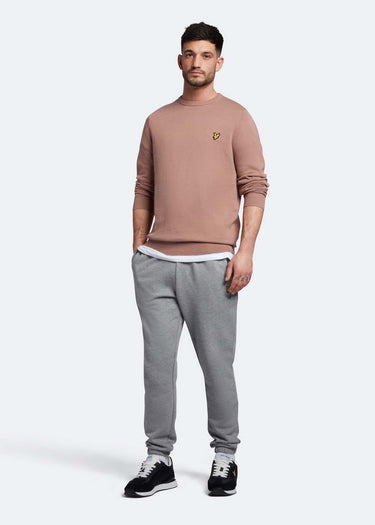 Lyle & Scott Truien Cotton crew neck jumper - hutton pink