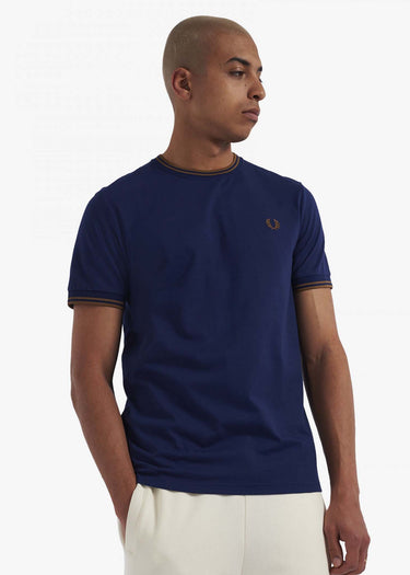 Fred Perry T-shirts Twin tipped t-shirt - french navy