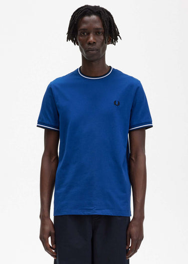 Fred Perry T-shirts Twin tipped t-shirt - shaded cobalt