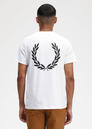 Fred Perry T-shirts Back graphic t-shirt - white